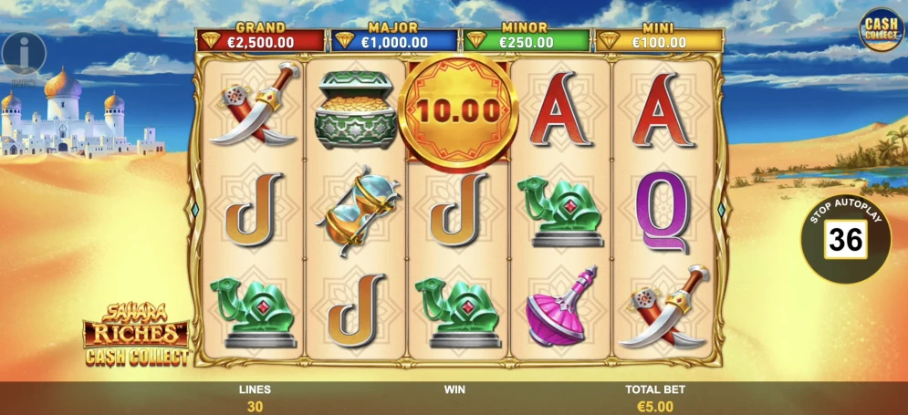 Sahara Riches Cash Collect