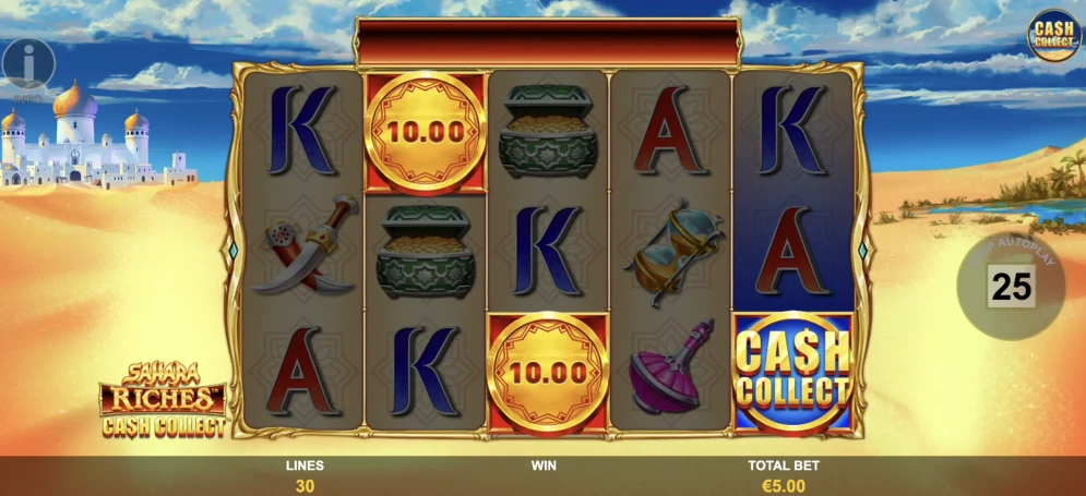 Sahara Riches Cash Collect Slot