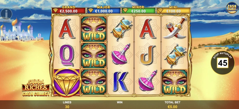 Sahara Riches Cash Collect