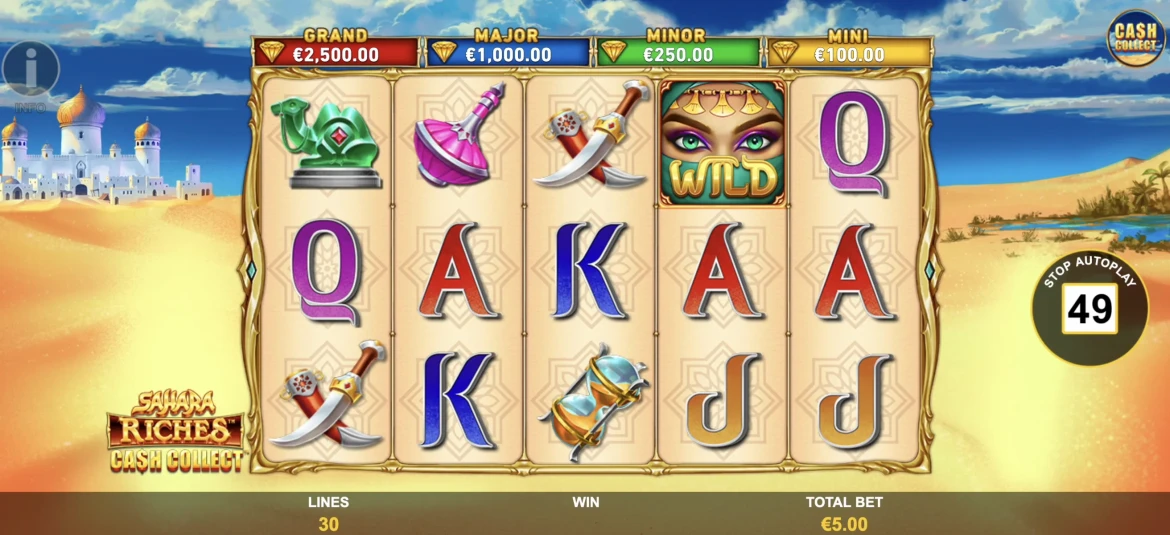 Sahara Riches Cash Collect